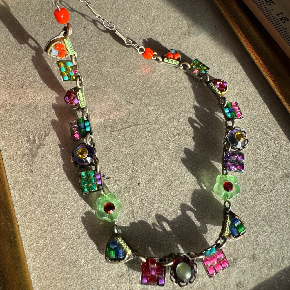 Colorful Ayala Bar Floral Necklace
